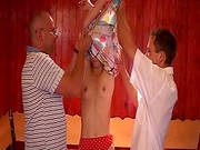 Skinny Doll Getting Threesome Fucked