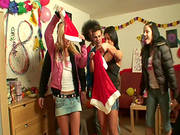 College Sluts Enjoying Threesome Sex