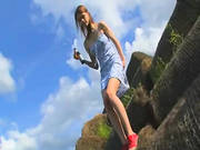 Toying And Fingering Outdoor Hole -2