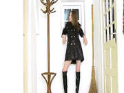 Peeing Angular Witch Fetish On Floor -2