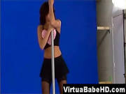 Monica Scott Pole Striptease