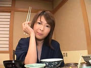 Nana Natsume Asian Gets Nude After Dinner