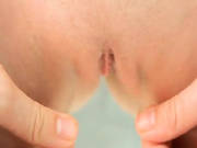 Shaving Her Amazingly Skinny Vagina -2