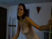 Two Lezzies Masturbation On Billiard -7