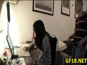 Chick Spreads Long Legs -24