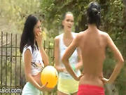 Ultra Sexy Lezzies Group Having Shower -4