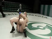 Young Lesbians Take Their First Wrestling Lessons In Nasty Ultim
