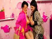 Three Euro Lesbians Pkay With Their Tits And Pussies With Toys