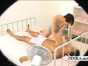 Tiny Uniform Japanese Masseuse Gives A Sensual Handjob