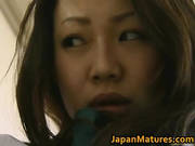 Hot Asian Babe Has Mature Sex