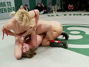 Lesbian Wrestlers Kick The Shit Out Of Them!