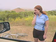 Randi Loves Playing With A Fucking Machine In A Car