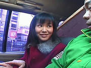 Shy Brunette Asian Bitch Flashes Her Tits And Asshole