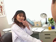 Sweet Japanese Intern Gives Head In 69 Position
