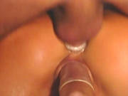 Whore Gets Both Her Holes Fucked In Dp Scene