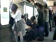 Japanese Hottie Banged In A Public Bus