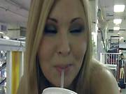 Hot Milf And Filthy Dude Get Naughty In Shopping Mall