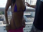 Jay Has Fun With Slutty Latina In Sexy Short Skirt