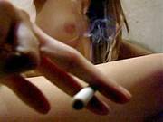 Smoking Mistress Facesits Slave