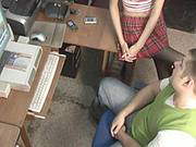 Lovely Russian Teen Gets Her Pantyhose Ripped