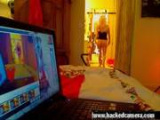 Blonde Exercises Naked