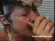 50yo Classy Grandma Is Face Fucked Then D 