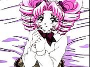 Pink-haired Manga Legal Age Teenager Masturbating