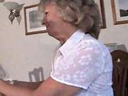 Delightful Granny In Girdle And Seamed Nylons