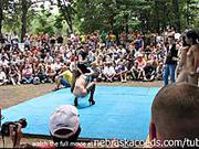 Chicago Amateurs Oil Wrestling At Nudist Resort