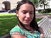 Young Brunette Looks Great In The Sunlight!