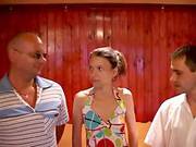 Slim Legal Age Teenager Acquires Double Drilled Hard