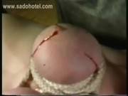 Slave With Her Big Tits Tied Together Got 