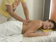 Hot Chic Gets Her Pussy Hard Fucked On Massage Table