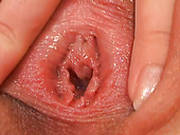 Naughty Blonde Finger Fucks Her Pussy And Gapes It For A Wide Screen