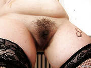Bbw Granny Gracie Is Painted And Pussy Fucked By Kinky Slut Babeta