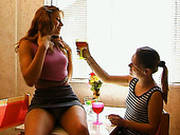 Ass Licking Action In A Spicy Lesbian Sex Action In The Kitchen