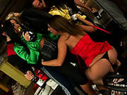 Scorching Babes With Hot Asses Having Fun With Sweaty Racers