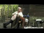 Spanked Over His Knee