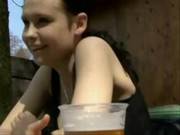 Brunette Girl Sucks Off A Stranger In The 