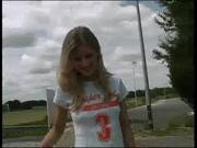 Blond Teen Public Upskirt