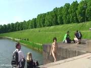 Spectacular Public Nudity With Miriam And 