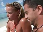 Honeymoon Wives Cheat On The Beach