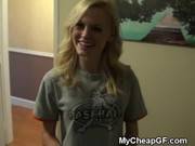 Blonde Ex On Knees