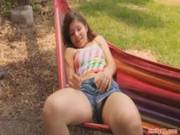 Emily Lounges In The Sun