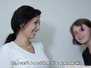 Two Horny Amateur Girls Tricked Into