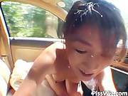 Outdoor Fun With Horny Asian Slut
