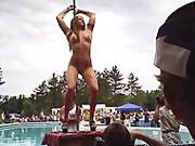 Naked Woman Dancing At Nudesapoppin 2012