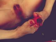 Balledona Playing The Vegetable By Her Feet