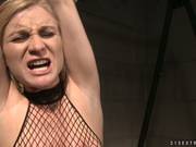 Katy Borman Scared With A Leather Whip On Hot Slut