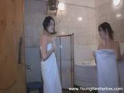 Hot Fucking In A Sauna
